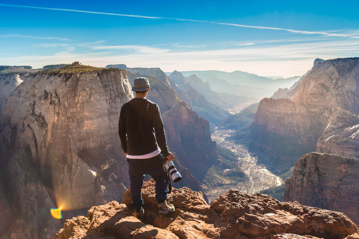 Observation Point lookout | Observation Point - Gotthewanderingeye